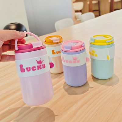 420 ml di bottiglia d'acqua in acciaio inox con coperchio