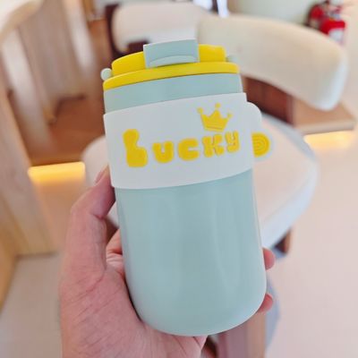 420 ml di bottiglia d'acqua in acciaio inox con coperchio