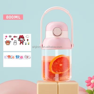 Stile di design minimalista Bottiglia di plastica da 800 ml per sport all'aperto Bottello per adulti