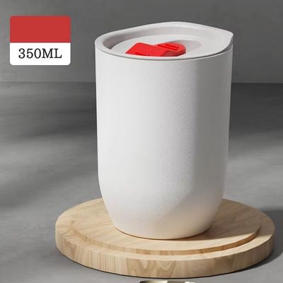 350ml Logo personalizzato Plastica di grande capacità Sport all'aperto Portatile Straw Drinking Water Bottle Cup