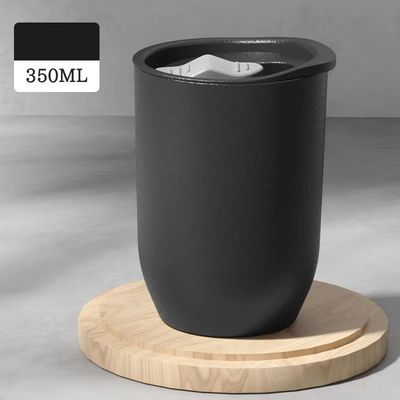 350ml Logo personalizzato Plastica di grande capacità Sport all'aperto Portatile Straw Drinking Water Bottle Cup