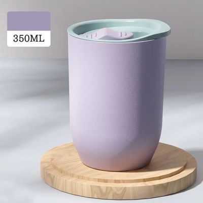 Viaggio Occasione 12oz AS Plastica Colorevole Viniera Con Chiusure Moderno Design Eco-friendly