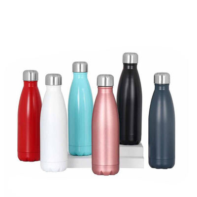 Sostenibile isolante in acciaio inossidabile Cola in forma di bottiglia Tumblers per ufficio / auto / casa