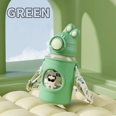 Bottiglia d'acqua per bambini con design di cartone animato e prestazioni di isolamento termico