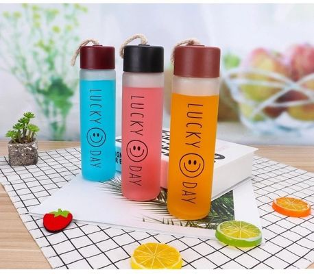 Bottiglia d'acqua in vetro da 400 ml per escursioni e attività all' aperto