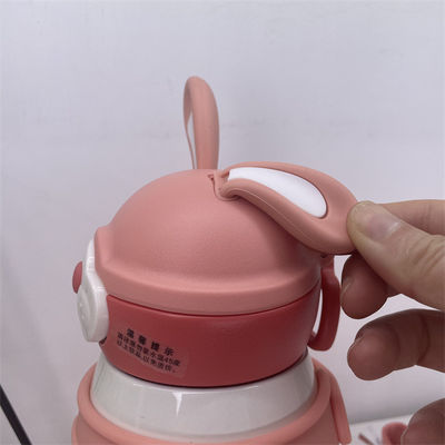 442.3g Flasca di vuoto in acciaio inossidabile di grande capacità con cintura per le orecchie grandi e carine