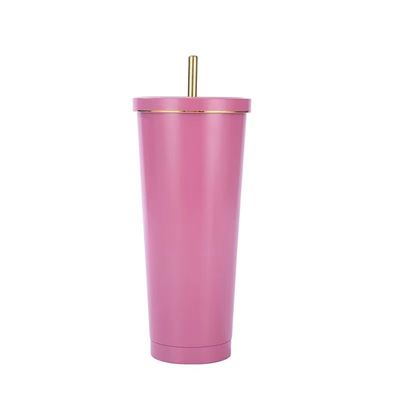 Tazza da caffè in acciaio inossidabile nera opaca 500 ml/750 ml Disegno isolato e personalizzabile