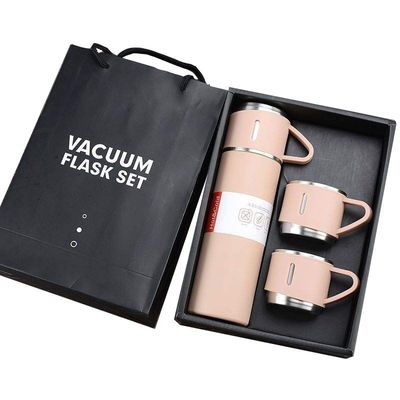 500ml Bottone Termo Isolato Vaso a vuoto Bottiglia d'acqua Tazza Tumbler Set regalo Perfetto