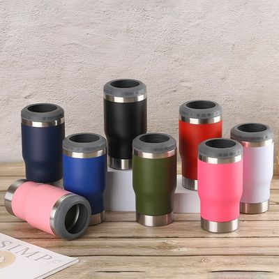 Colore personalizzato in acciaio inossidabile 14 oz doppio muro aspirapolvere può raffreddatore per il mercato di magazzino