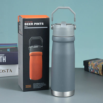 Logo personalizzato Isolata bottiglia di acqua calda in acciaio inossidabile in 7 colori o disegno personalizzato