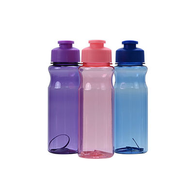 Bottiglie d'acqua in PET multicolore Eco-friendly e logo personalizzato per le esigenze di idratazione sportiva
