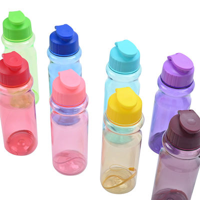 Bottiglie d'acqua in PET multicolore Eco-friendly e logo personalizzato per le esigenze di idratazione sportiva