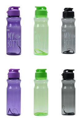 500ml PET BPA Free Cup Bottiglie di acqua potabile di plastica con cintura per le routine di fitness