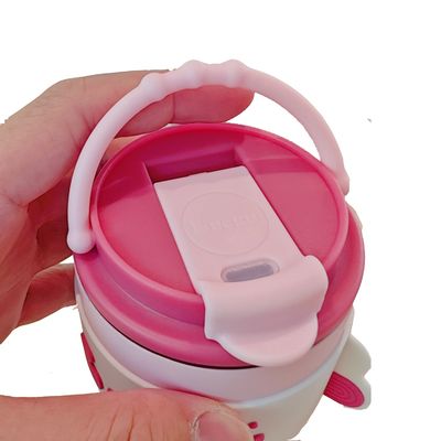 420ml Acciaio inossidabile Acqua Tumbler Vaccum Flask Doppia Parete Isolata Bottiglia Viaggio Tazza di Caffè Con Maniglia Coperchio