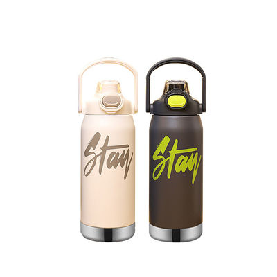 Bottiglia d'acqua inossidabile a vuoto Logo personalizzato Sublimazione Isolato Bottiglia di acciaio sportivo