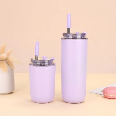 Tazze di caffè in acciaio inossidabile 304 Moderno design Bottiglia riutilizzabile per bevande calde e fredde