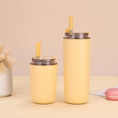 Tazze di caffè in acciaio inossidabile 304 Moderno design Bottiglia riutilizzabile per bevande calde e fredde