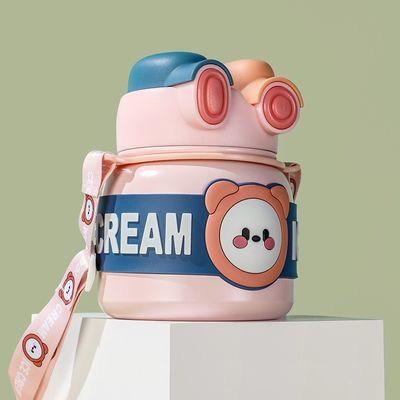 316 Acciaio inossidabile Bottiglia d'acqua Nuovo design di cartoni animati di coniglio per il ritorno a scuola