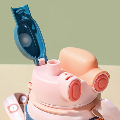 Prodotto Coppa per bambini Termo portatile 850 ml Bottiglia d'acqua in acciaio inossidabile con paglia