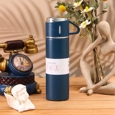 Christmas Custom Logo Viaggi Business Gift Set 500ml Capacità Stainless Steel Vaso aspirapolvere