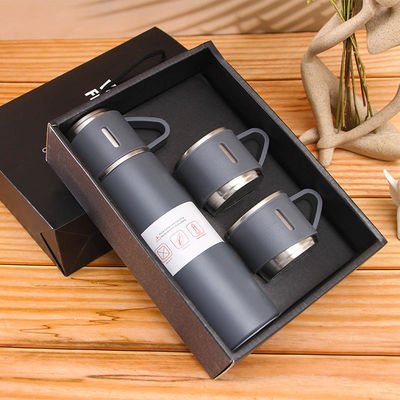 Christmas Custom Logo Viaggi Business Gift Set 500ml Capacità Stainless Steel Vaso aspirapolvere