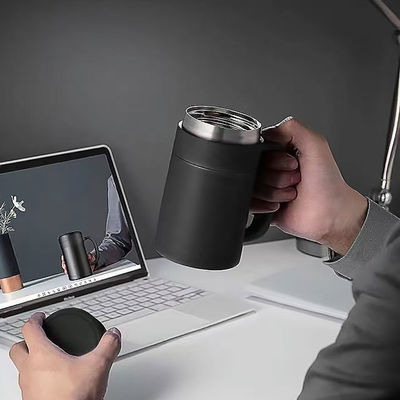 Tazza da viaggio in acciaio inossidabile con maniglia godetevi le vostre bevande preferite in qualsiasi momento e in qualsiasi luogo