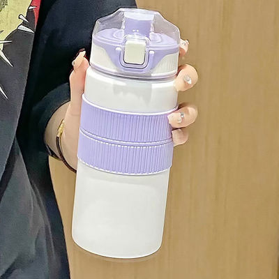 480 ml di acciaio inox moderno a doppia parete, idraulico, isolante, bottiglia d'acqua a sublimazione, perfetta per le ragazze.