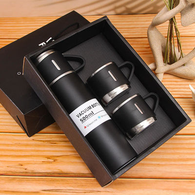 Set regalo aziendale 201 Bottone aspiratore in acciaio inossidabile con 3 tazze attaccabili