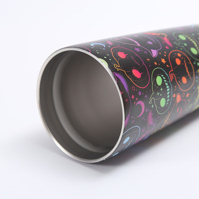 Acciaio inossidabile 304 20oz Capacità Halloween Design 3D Impresso Termoscopio da birra per auto
