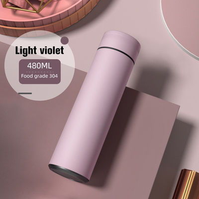 Display di temperatura a schermo digitale a tocco 480ml Bottiglia termo LED per bevande