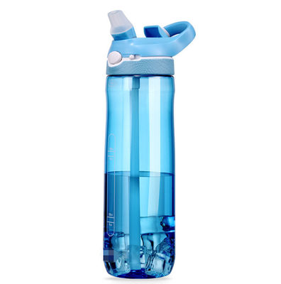 Colorato Sport Shaker con paglia semplice e popolare 25oz Tritan bottiglia di acqua di plastica