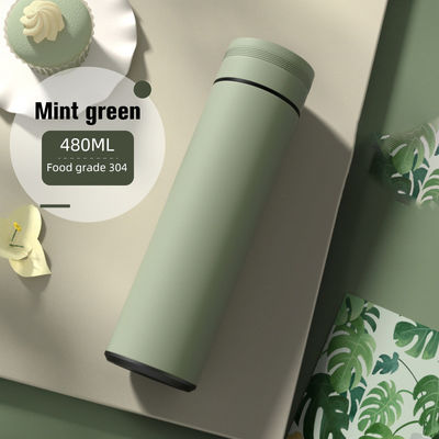 Display di temperatura a schermo digitale a tocco 480ml Bottiglia termo LED per bevande