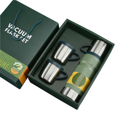 Acqua potabile a vuoto 3 in 1 Tazze Bicchieri Flasche Termosi Acciaio inossidabile Acqua termica bottiglia