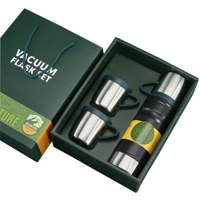 680 ml di bottiglia per vuoto in acciaio inossidabile perfetto per la promozione aziendale 3 tappi inclusi