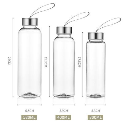 Modello personalizzato 300ml 400ml 500ml Bottiglia di plastica per sport all'aria aperta ed efficienza di viaggio