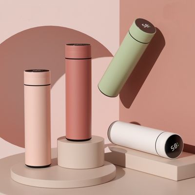 480ML Smart Thermos Bottiglia d'acqua LED Display di temperatura digitale Isolamento intelligente in acciaio inossidabile