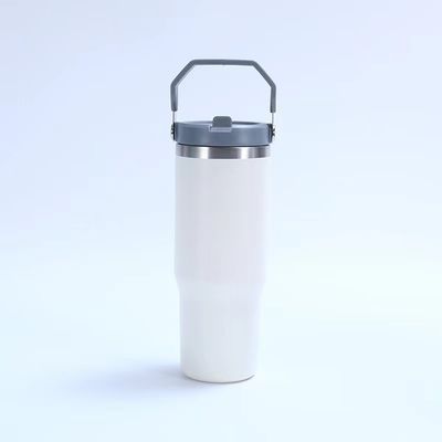 30oz 304 in acciaio inossidabile Thermos Vaccum Flask Colorato Logo personalizzato Viaggio Tazza di caffè Bottiglia riutilizzabile