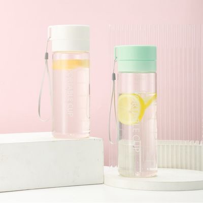Bottiglia d'acqua di plastica trasparente per bambini con logo personalizzato