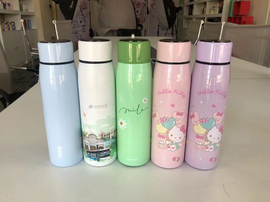 380ml Display di temperatura a LED Smart Bottle Portable e Custom Pattern Tumblers Cups