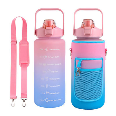 Prestazioni di isolamento termico Nessuna Bottiglia d'acqua da 2000 ml con manica e cintura in neoprene