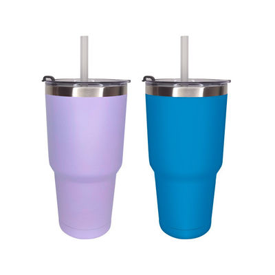 Disegno moderno 30 oz di acciaio inossidabile Tumbler a doppia parete per ufficio / auto / casa