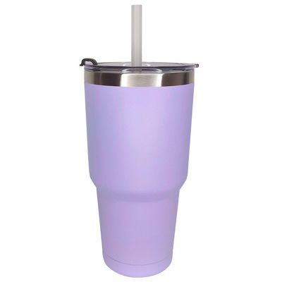 Disegno moderno 30 oz di acciaio inossidabile Tumbler a doppia parete per ufficio / auto / casa