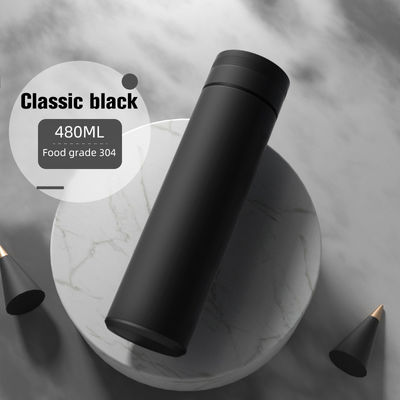 Logo personalizzato accettato 304 Acciaio inossidabile Thermos Cup con tappo di visualizzazione della temperatura