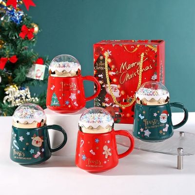 Tazza di ceramica da 400 ml ideale per i regali di Natale quotidiani e carini fatti a mano