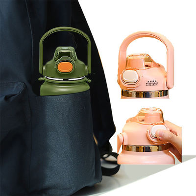 Coppa dritta 2022 in acciaio inossidabile isolato bambini scuola bottiglia d'acqua cartone animato bambini carini 12oz portatile doppio muro aspirapolvere Thermoses Coppa