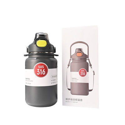 Vasca isolante a vuoto 1300 ml bottiglia d'acqua in acciaio inossidabile a doppia parete per coppe da viaggio per bambini