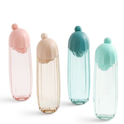 Bottiglia d'acqua a logo personalizzato con coperchio Cute Tazza a prova di perdite per i viaggi scolastici all'aperto
