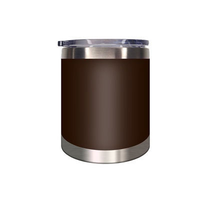 Stainless Steel Travel Tumbler con manico e coperchio rivestiti di polvere