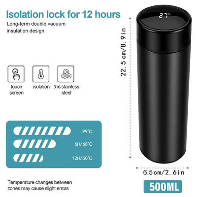Tutti i soggetti applicabili 17oz 500ml Custom Acciaio inossidabile Isolato da vuoto bottiglia d'acqua