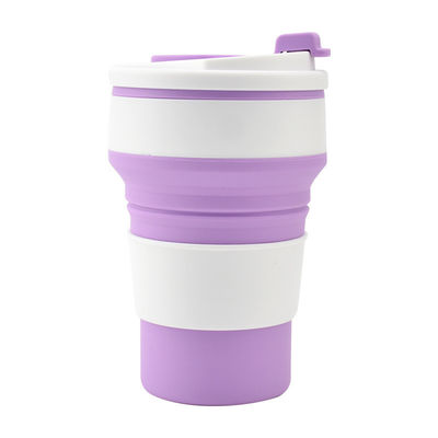 Tazza pieghevole in silicone 350ml 500ml Libera di BPA Viaggio moderno all'aria aperta Campeggio escursioni Tazza d'acqua